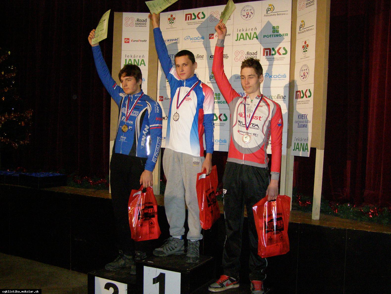 Titul M-SR v cyklokrose získali Gajdošík a Bellan..