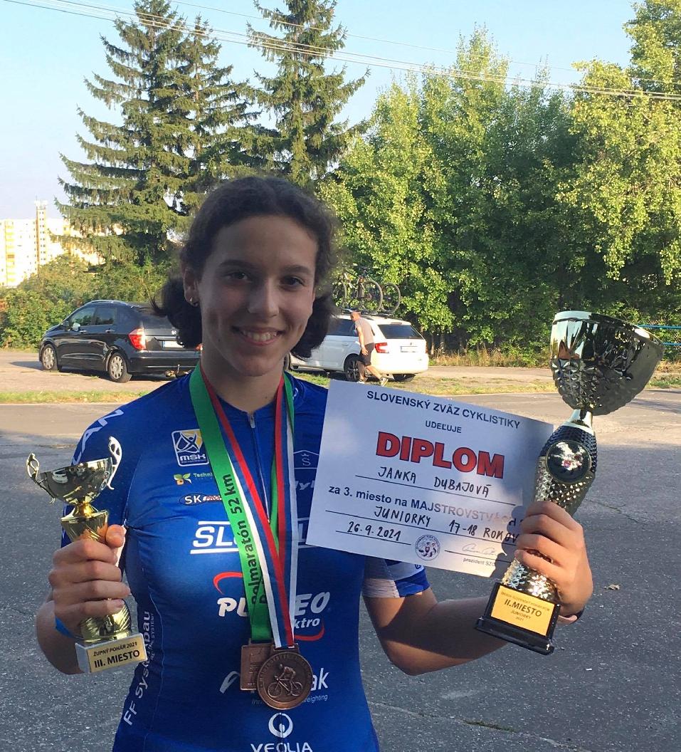 Dubajová získala bronz na majstrovstvách Slovenska